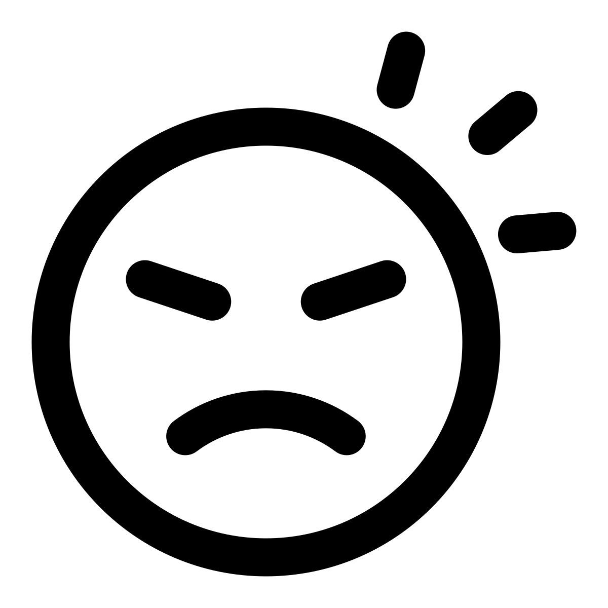 angry face icon