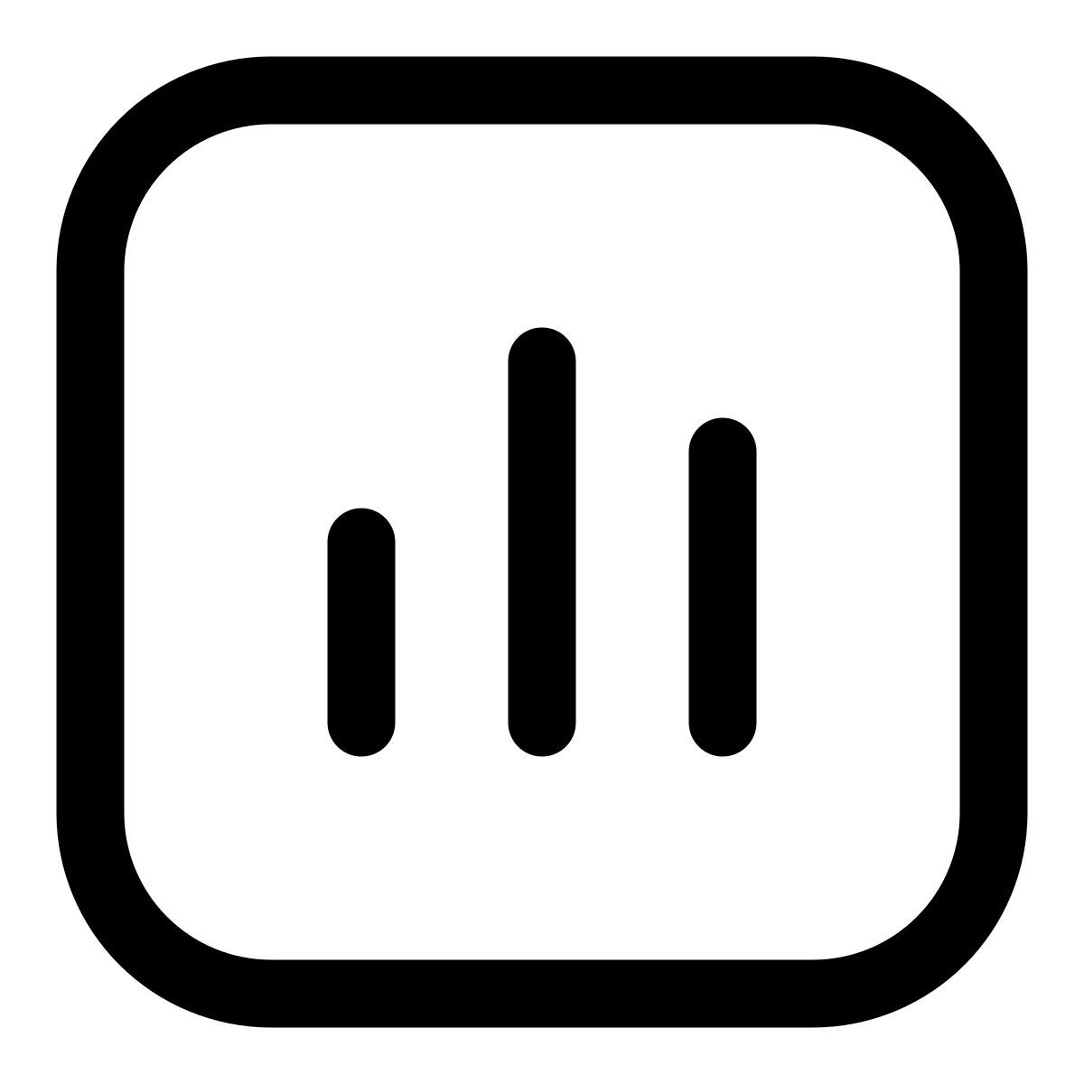 bar chart icon