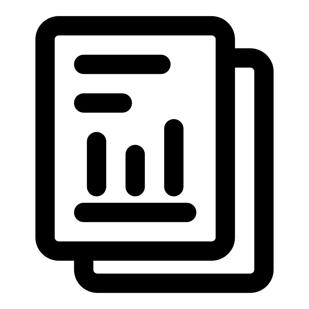 relatório de negócios icon