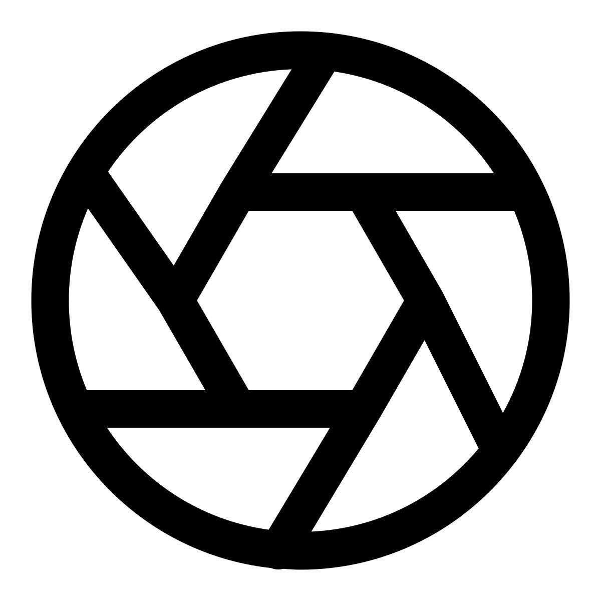 camera shutter icon