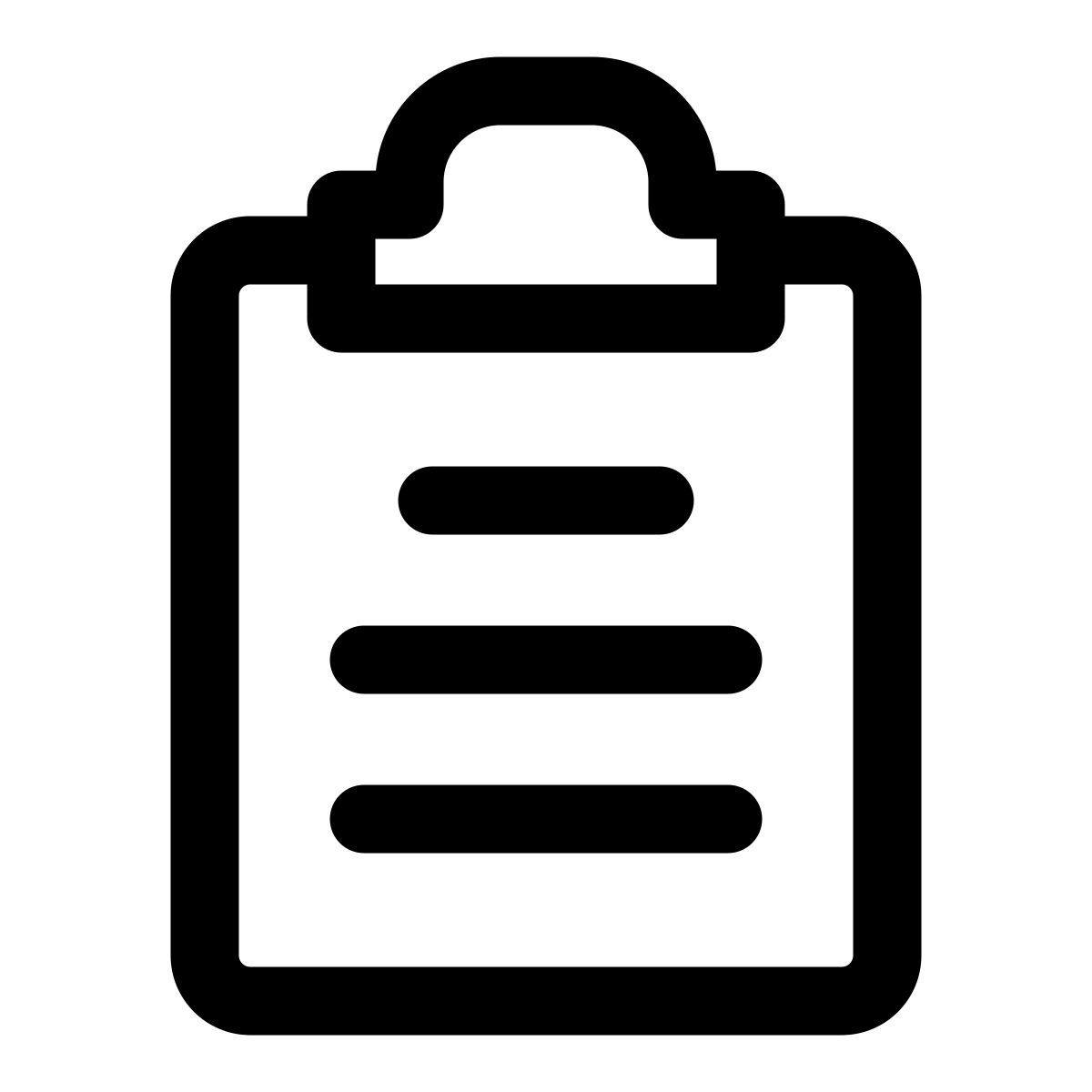 clipboard icon