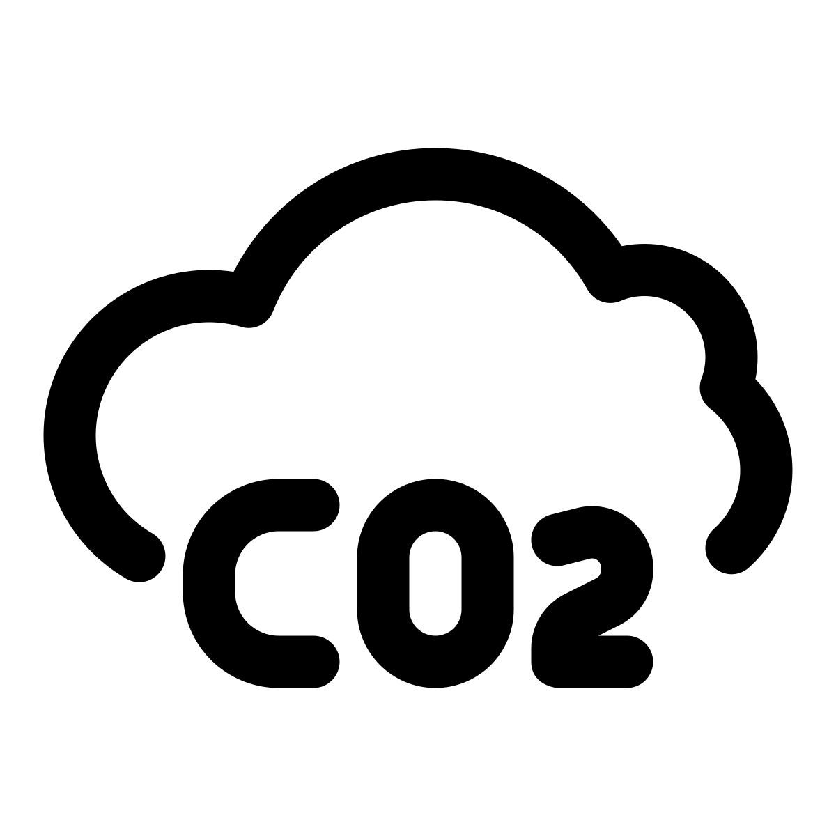 co2 cloud icon