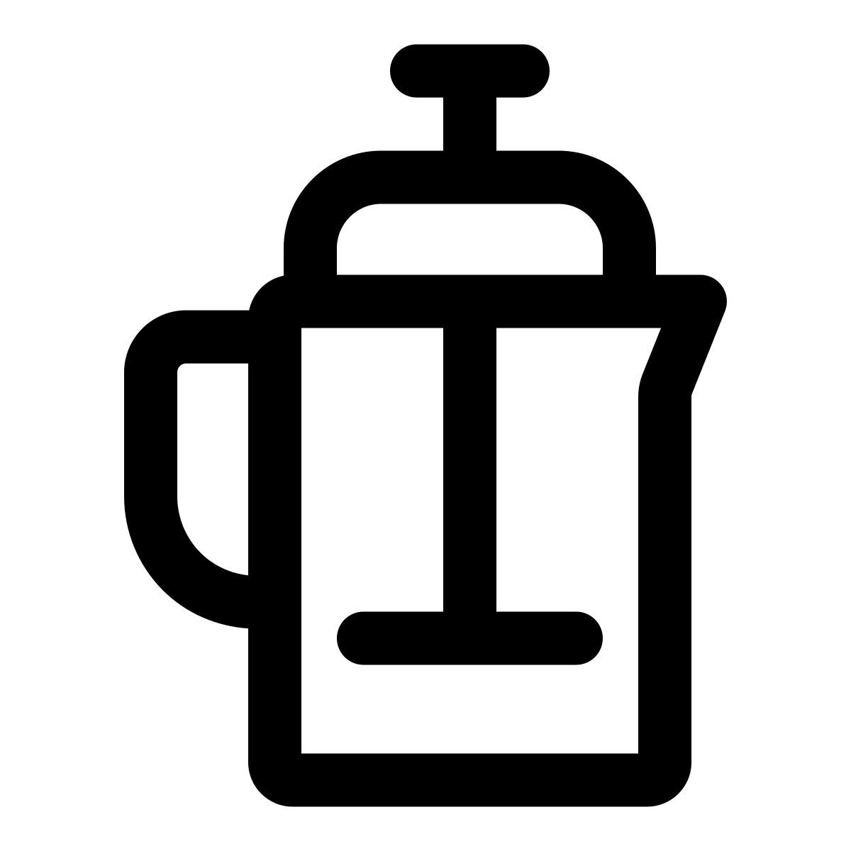 coffee plunger icon