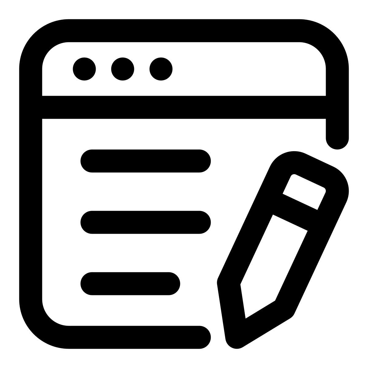 content writing icon