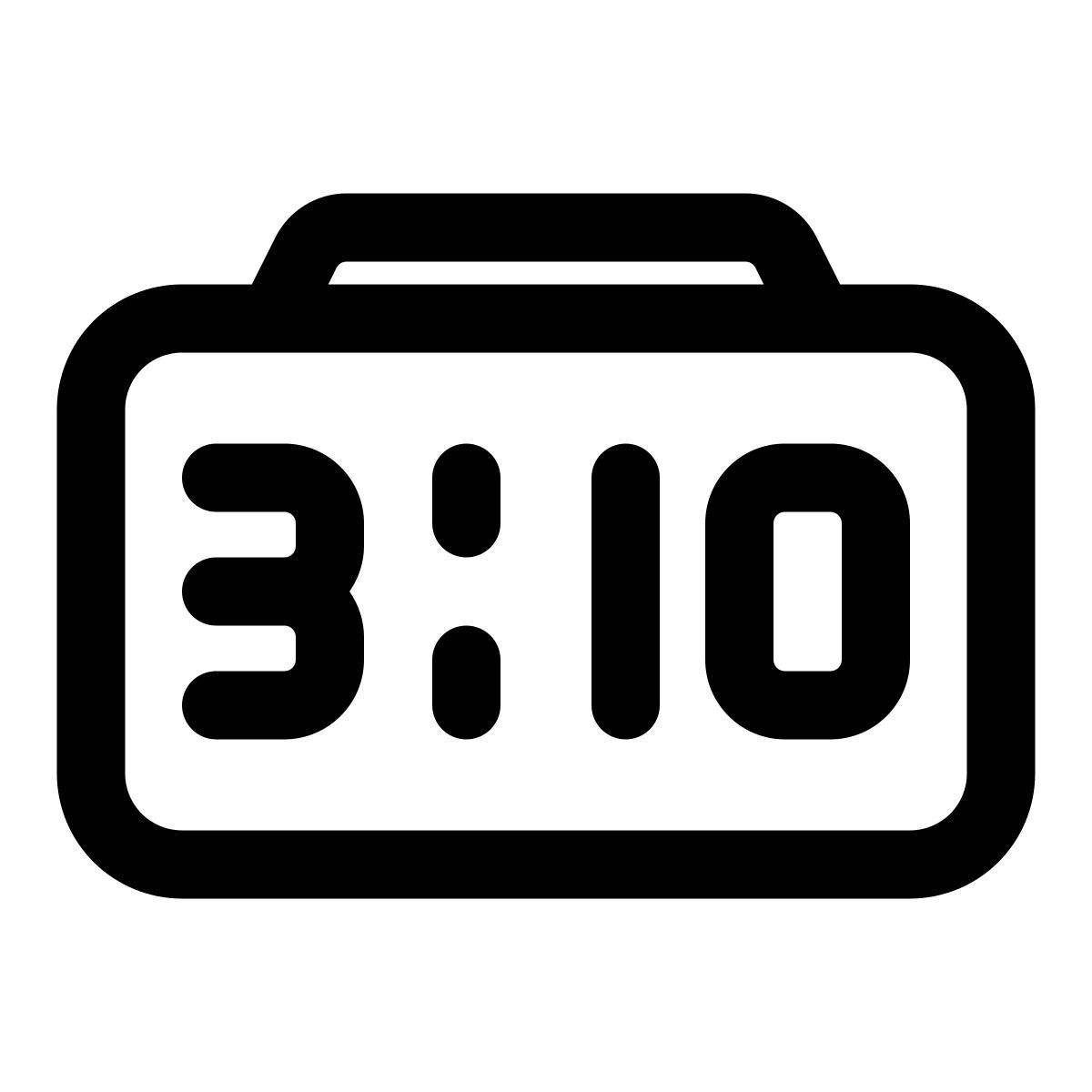 desk clock icon