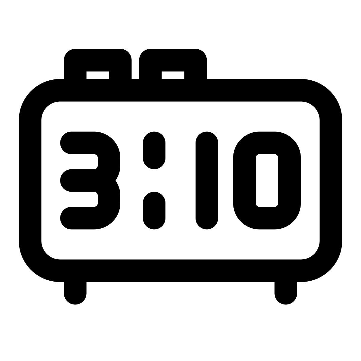 orologio digitale icon