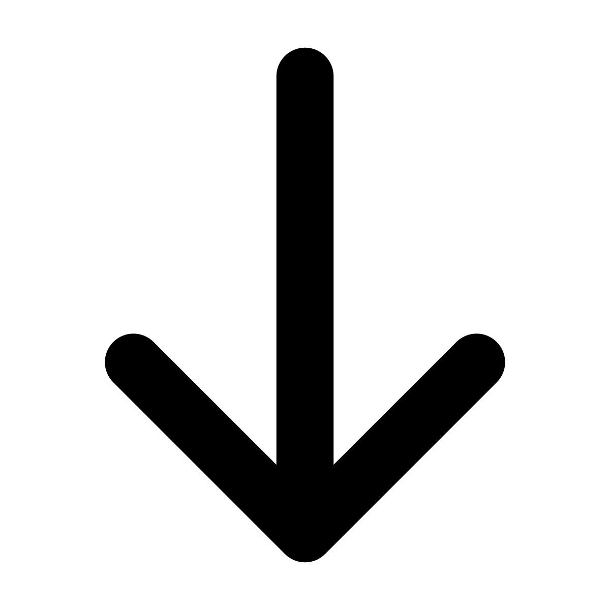 down arrow icon