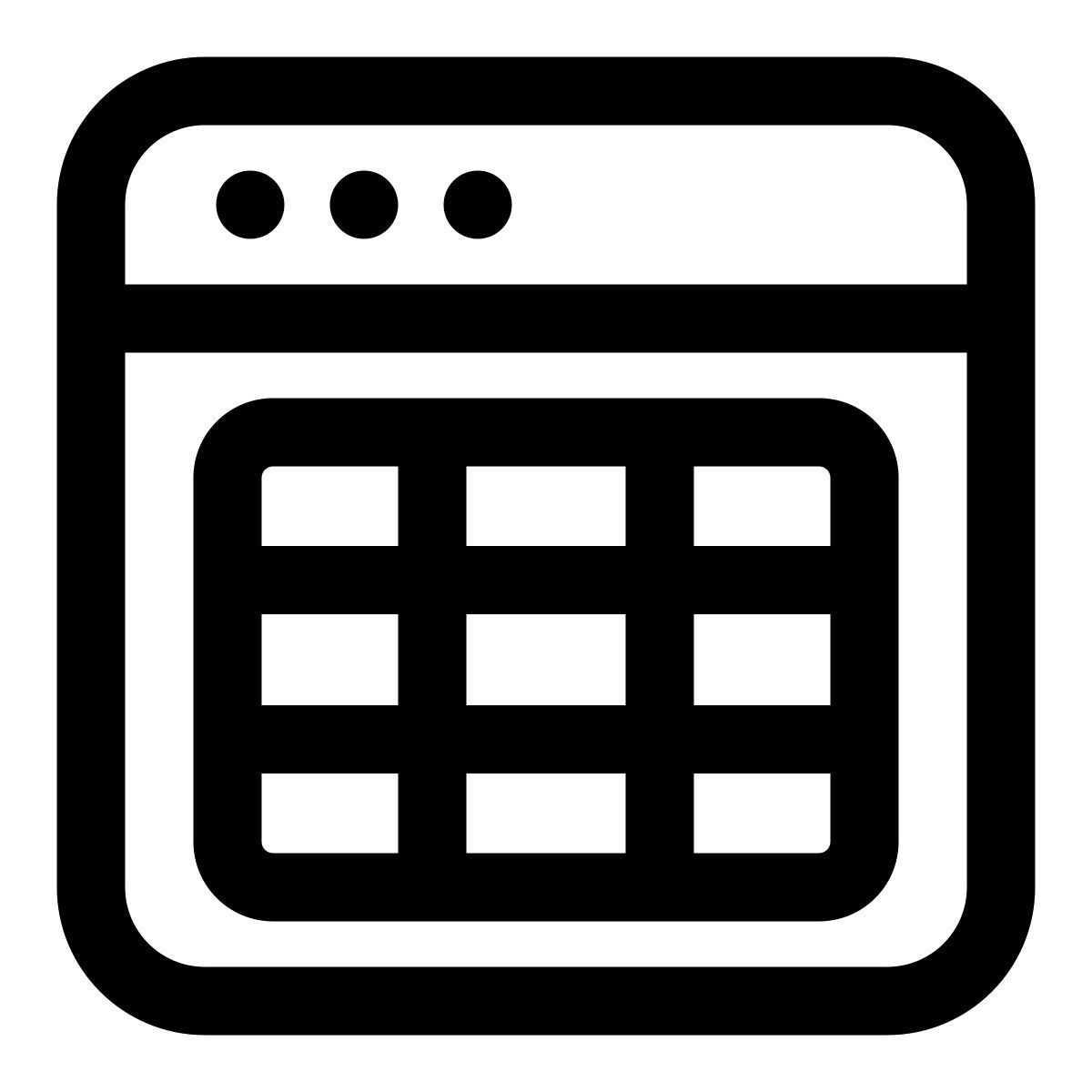 电子表格 icon