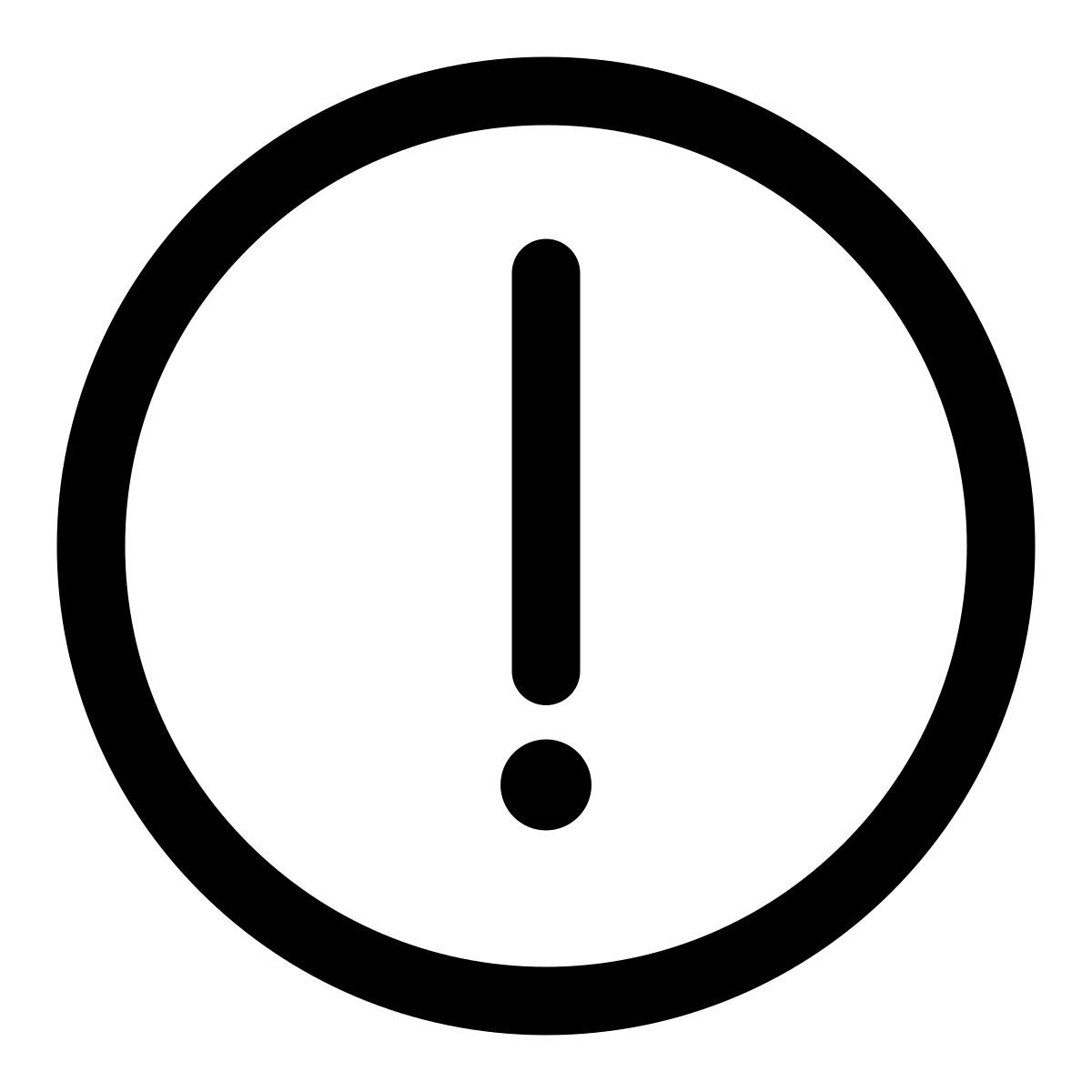 punto esclamativo icon