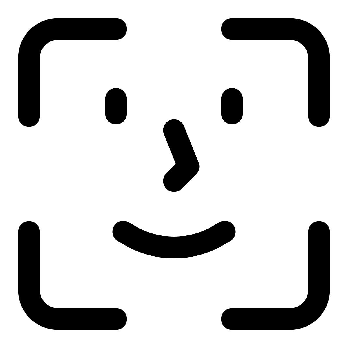face scanning icon