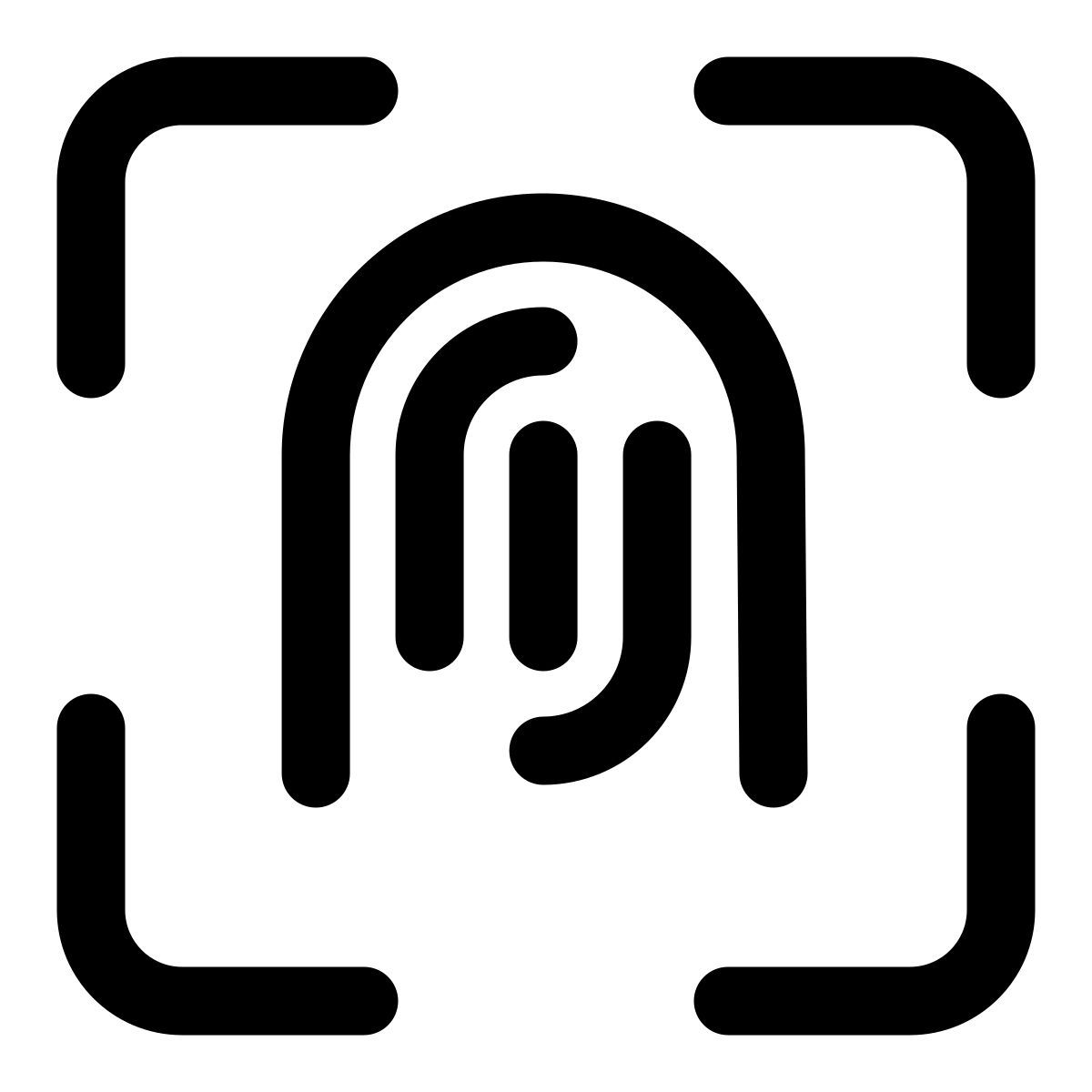fingerprint icon