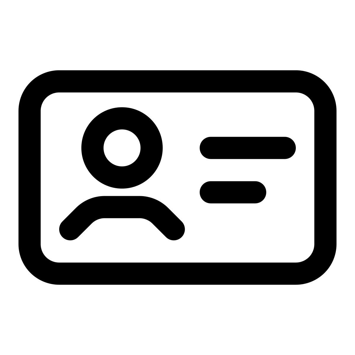 identity card icon