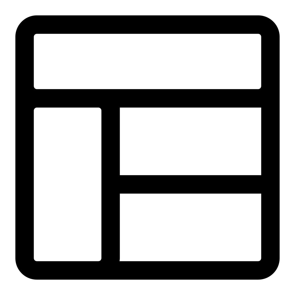 layout icon
