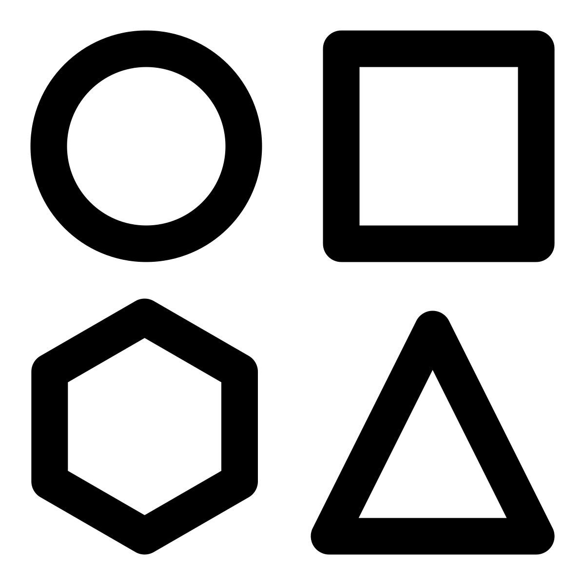 geometric figures icon
