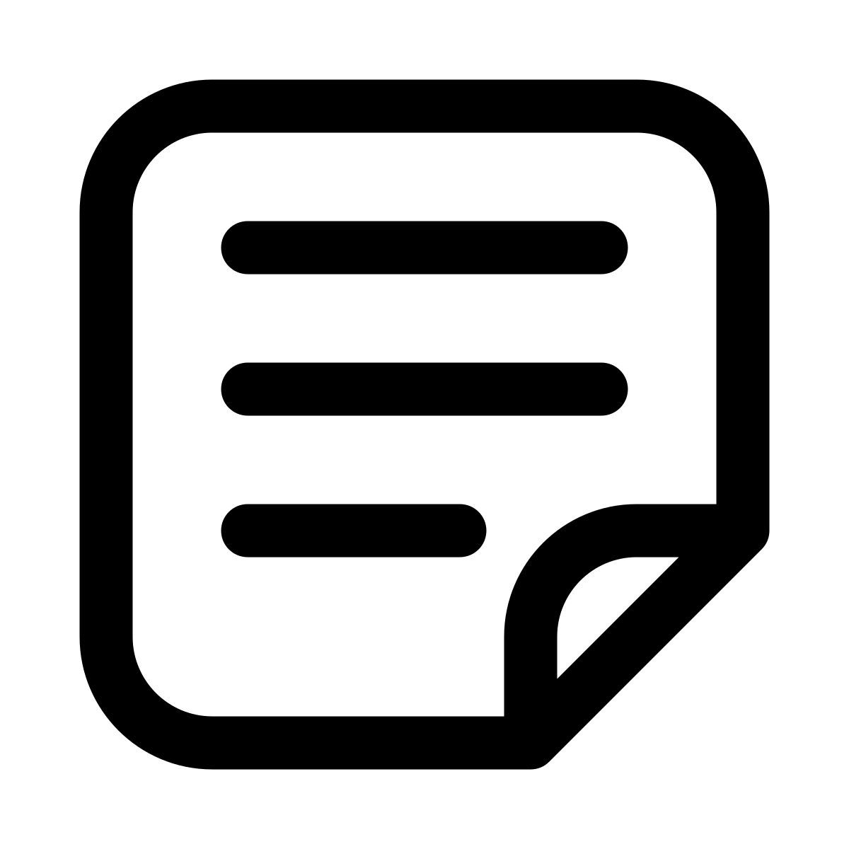 list icon