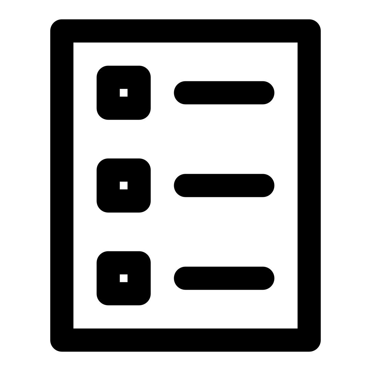list icon