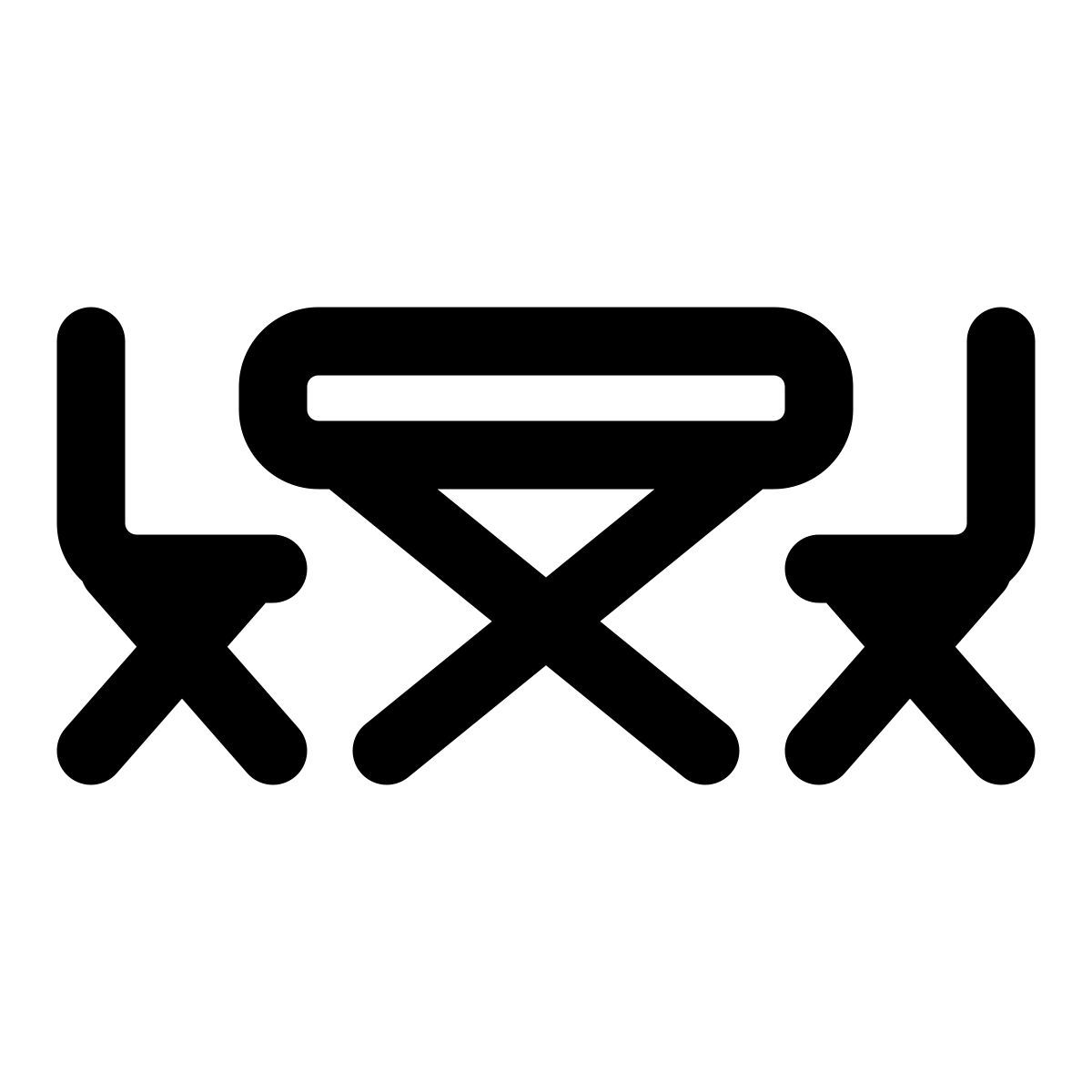 outdoor table icon