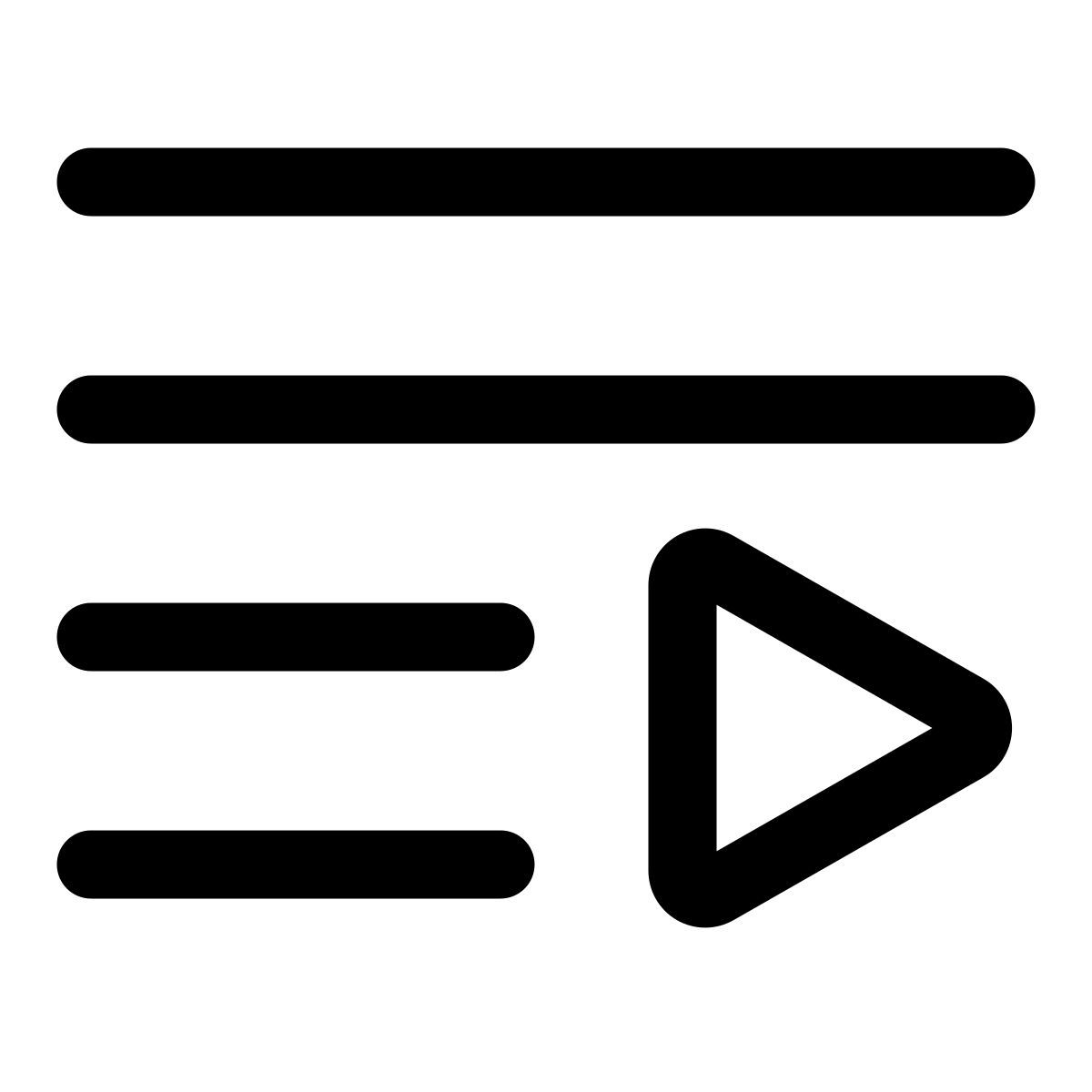 external playlist video and movie wet land basic outline wet land icon