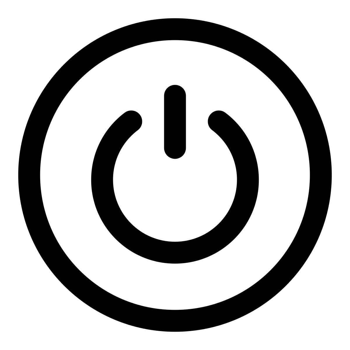 pulsante di accensione icon