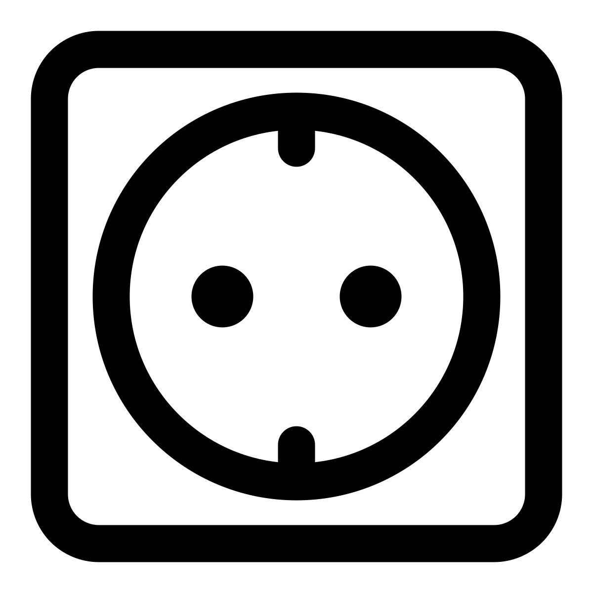 전원 소켓 icon