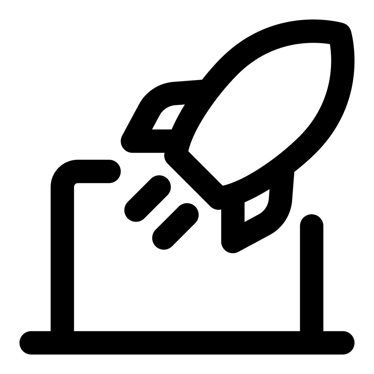 rocket launch icon