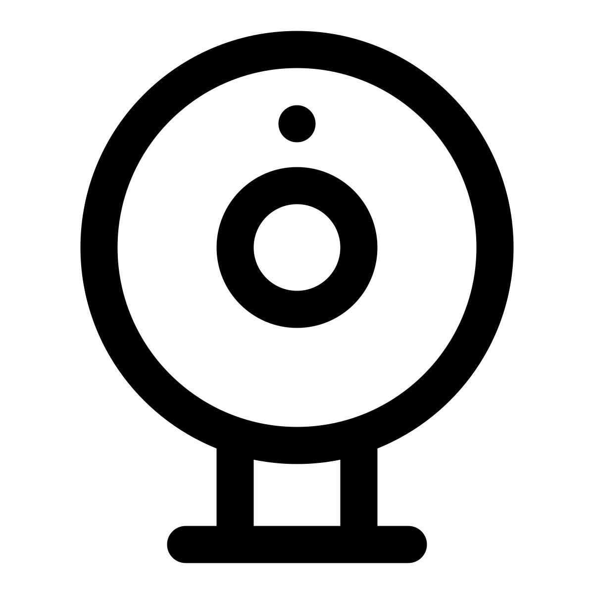 round camera icon