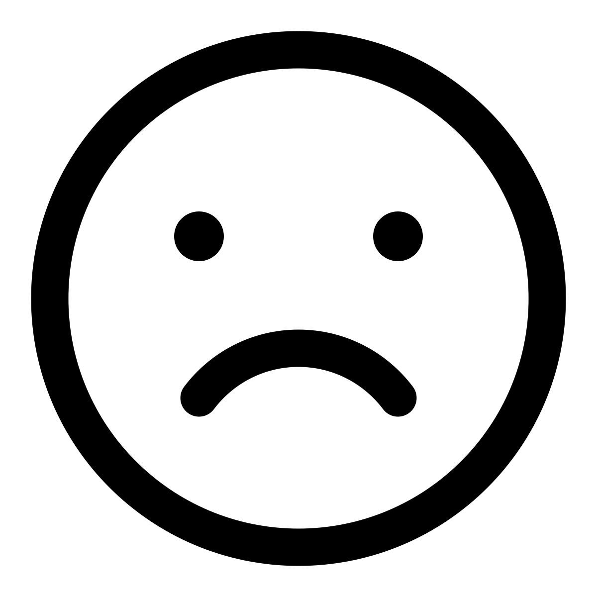 sad face icon