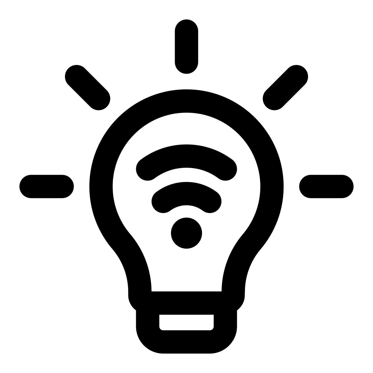 smart bulb icon