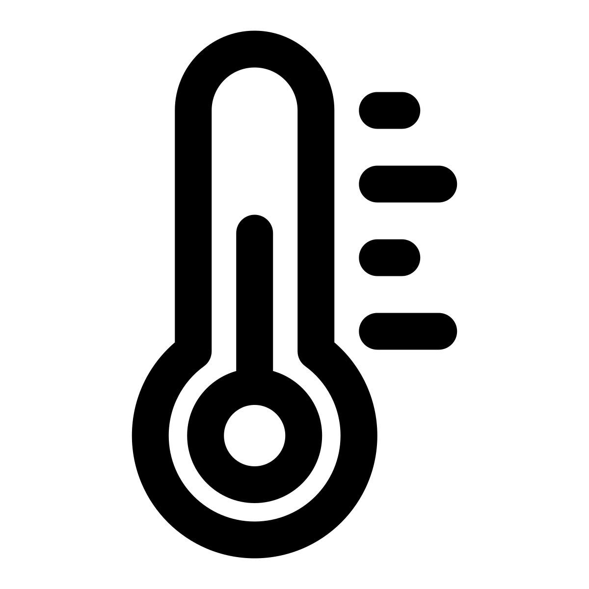 термометр средний icon