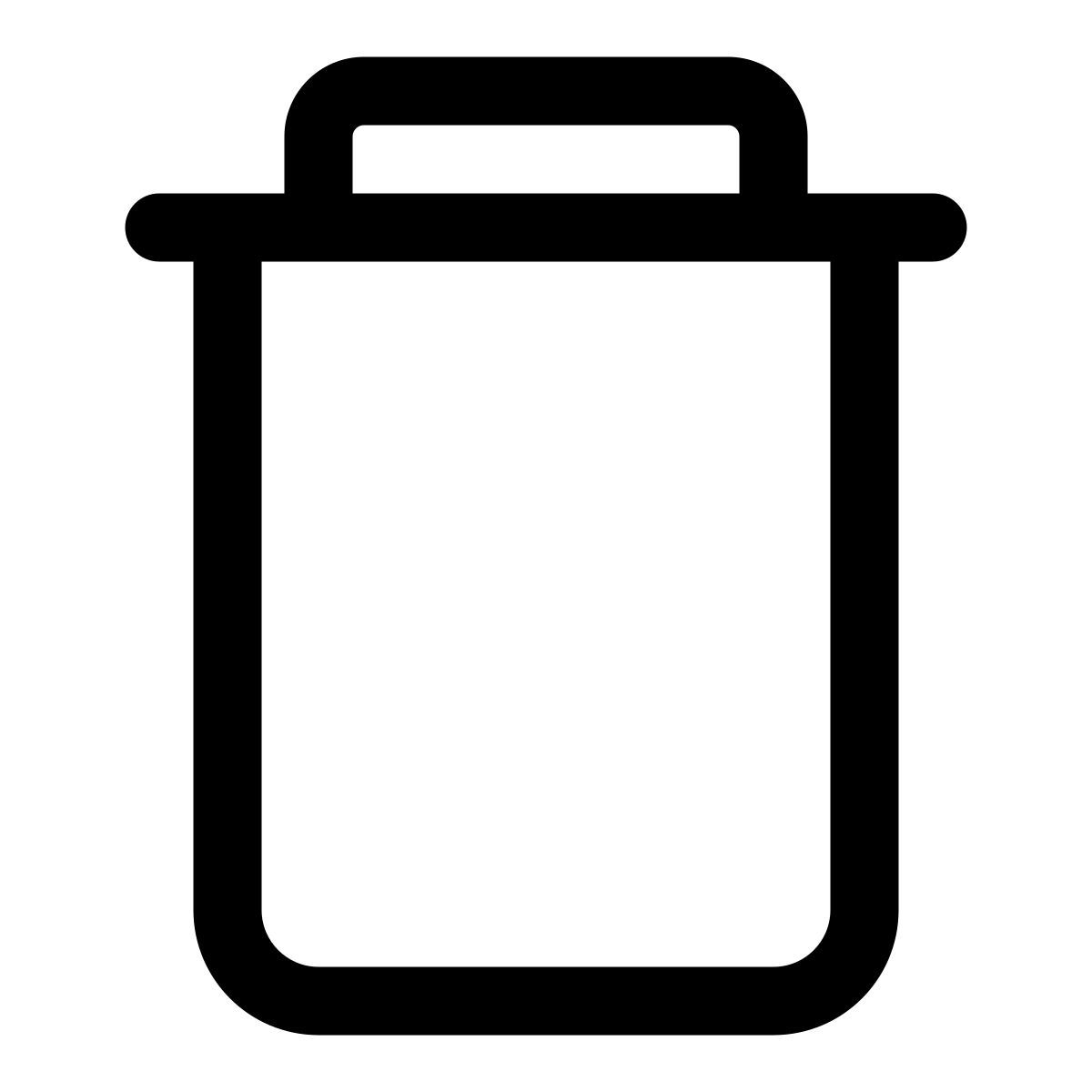 Trash icon