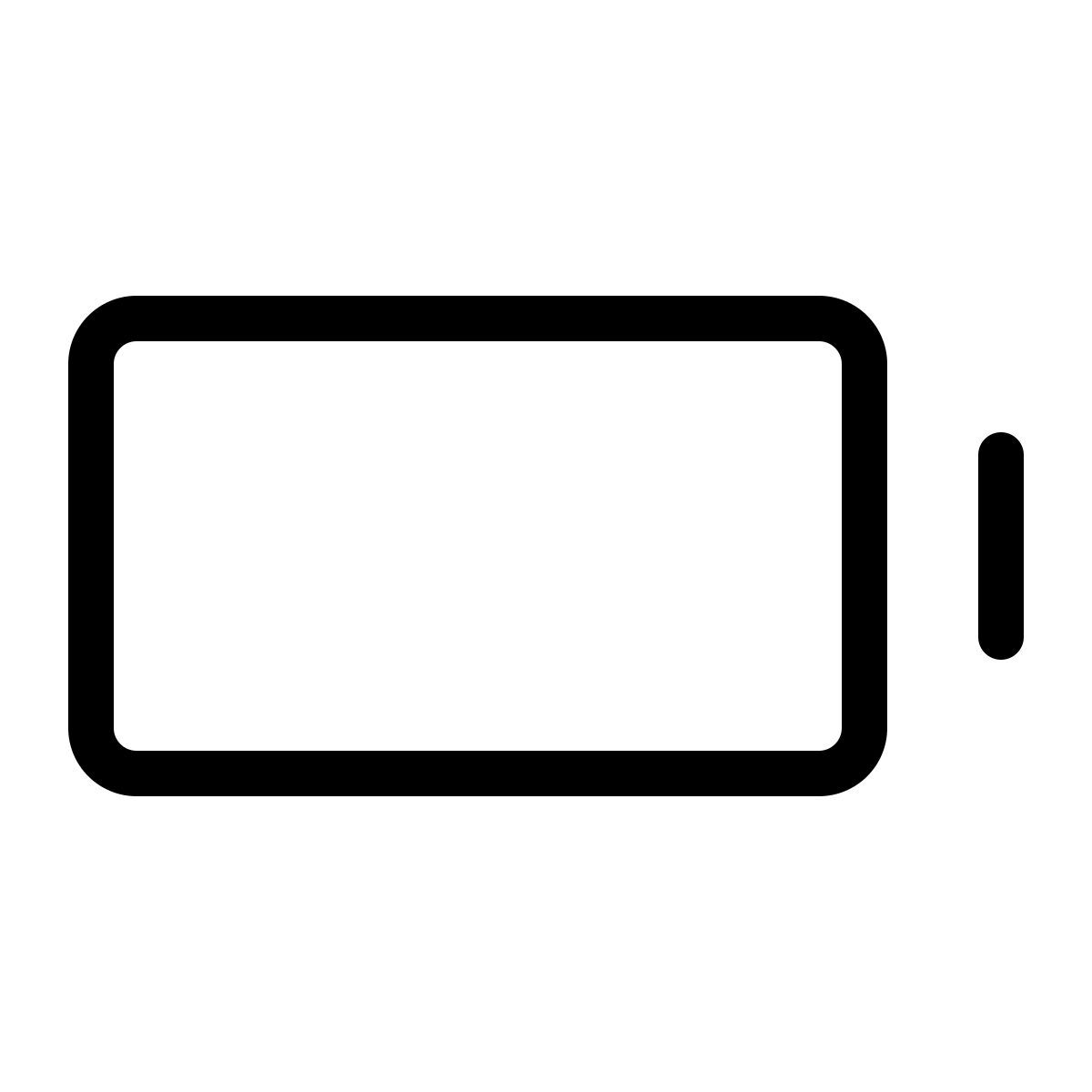 batteria scarica icon