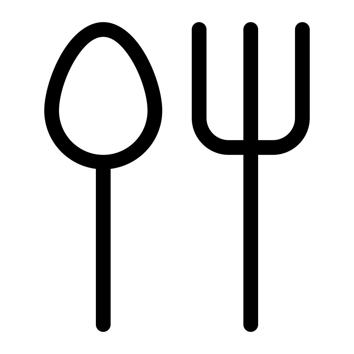 cucchiaio e forchetta icon