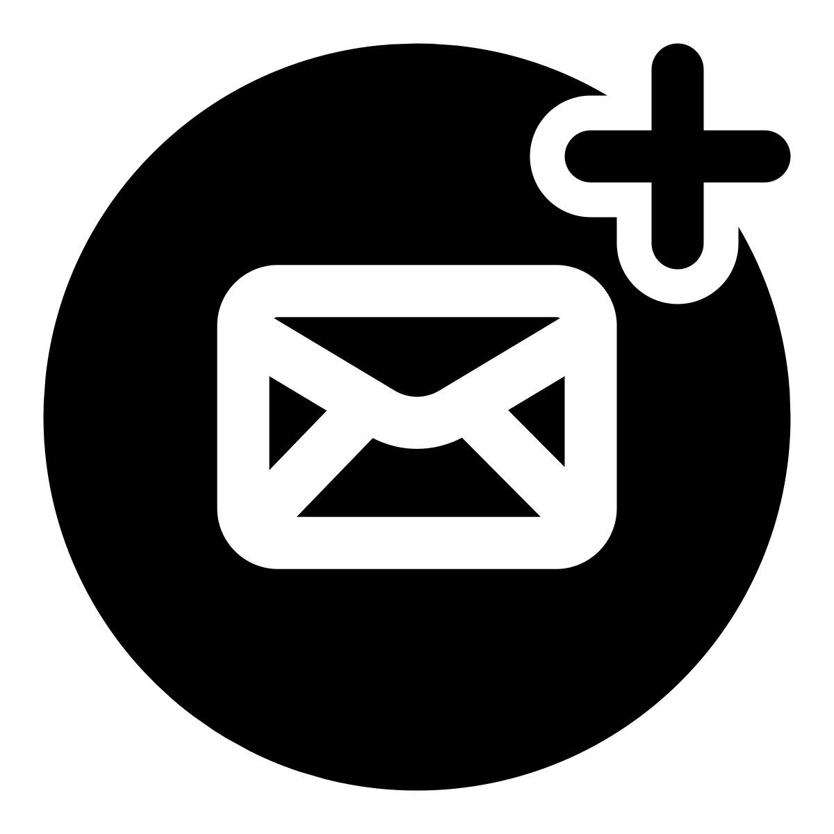 add mail icon