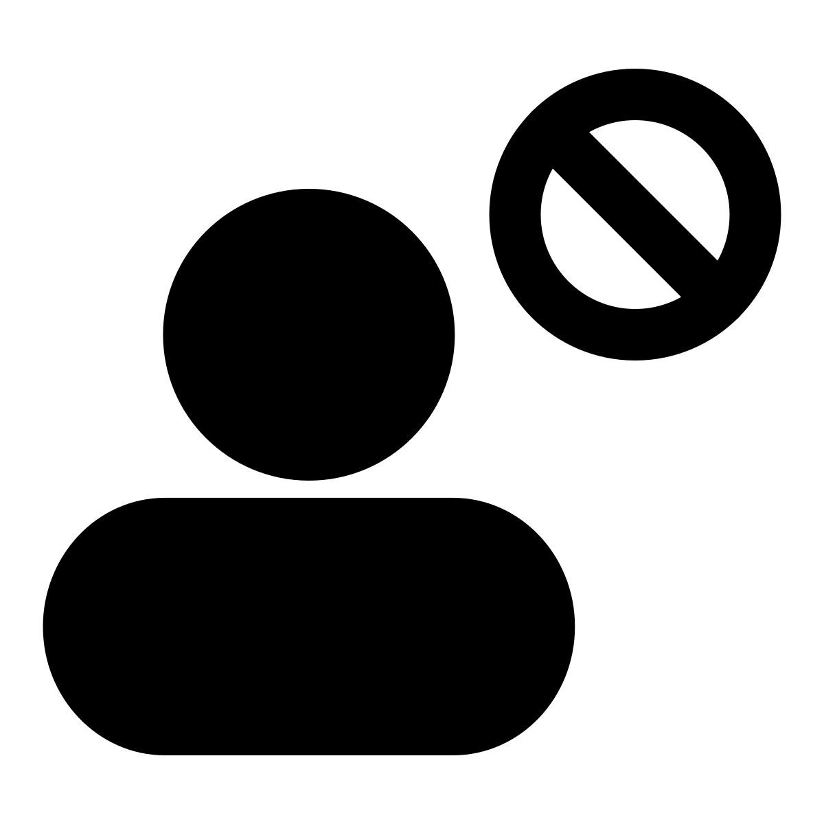 bloquer l'utilisateur icon