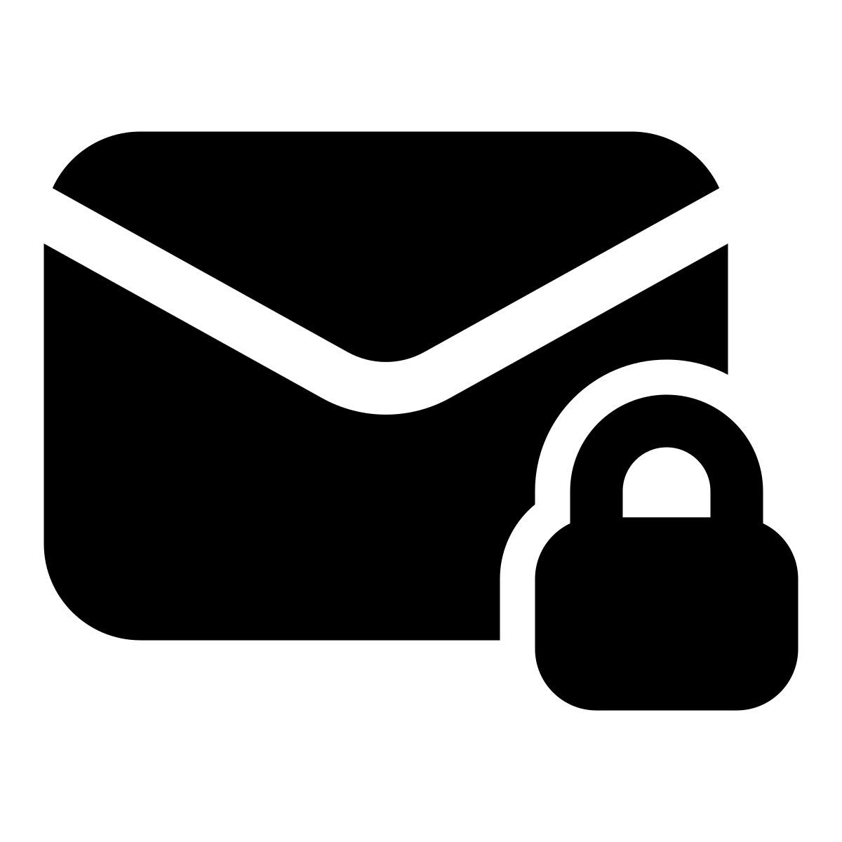 email lock icon