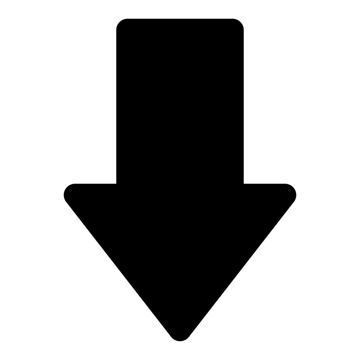 arrow down icon