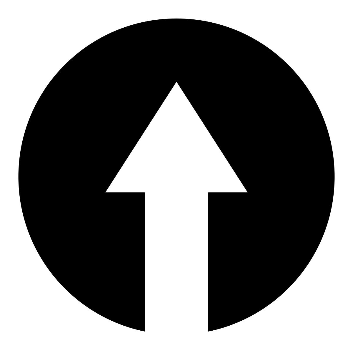 arrow up icon