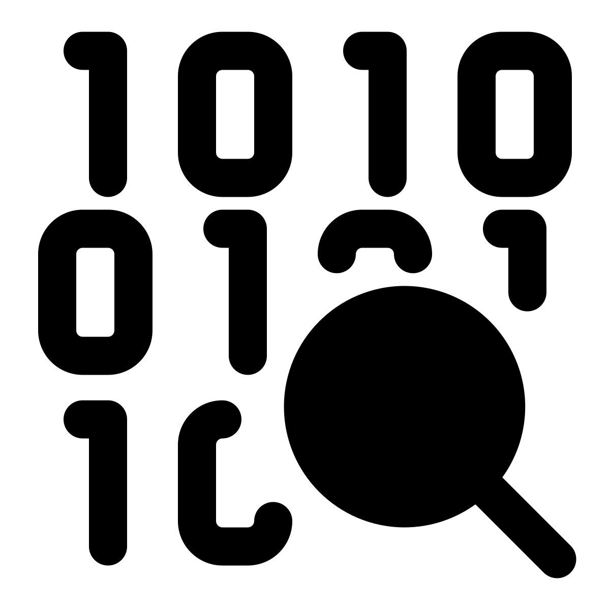 código binário icon