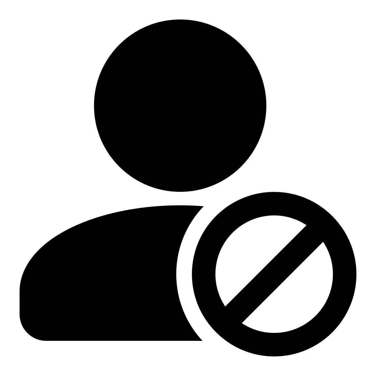 bloquear usuário icon