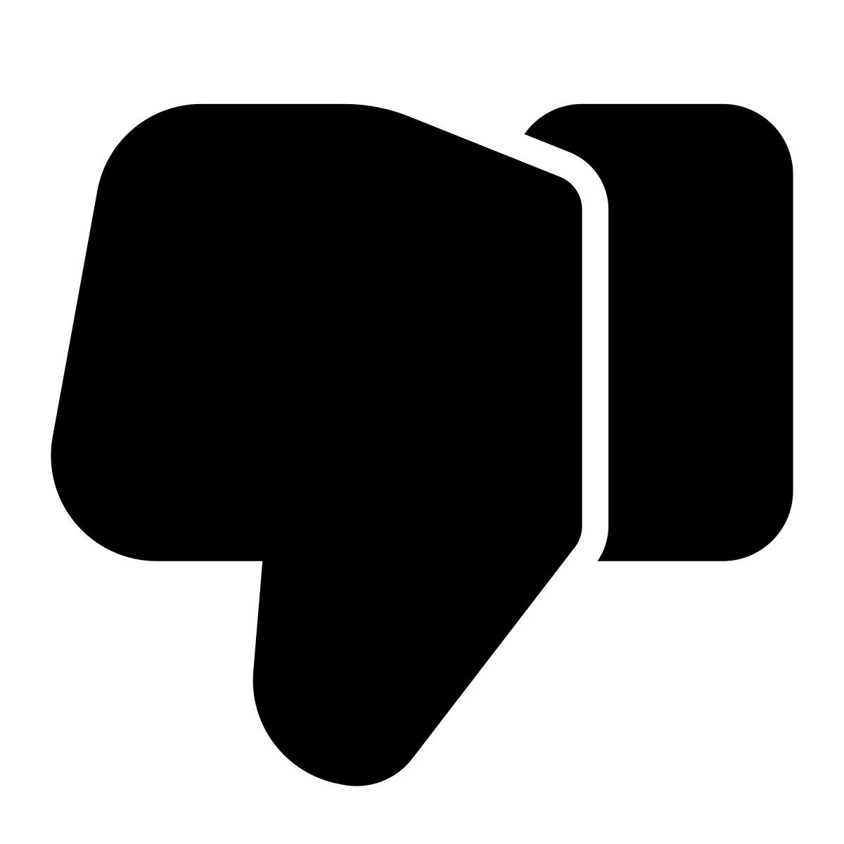 dislike icon