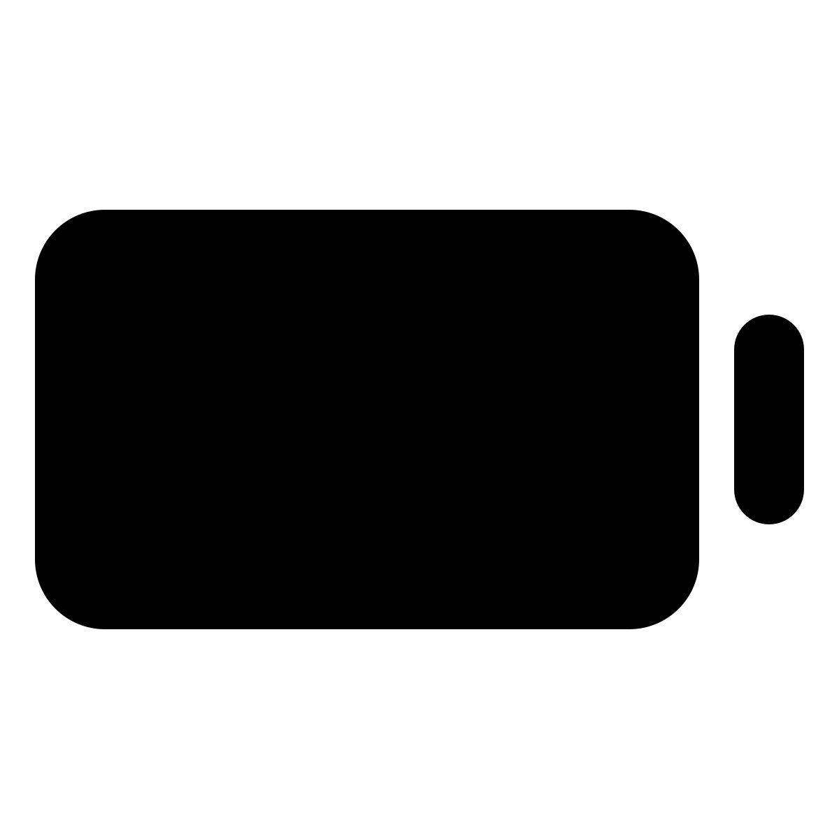 empty battery icon