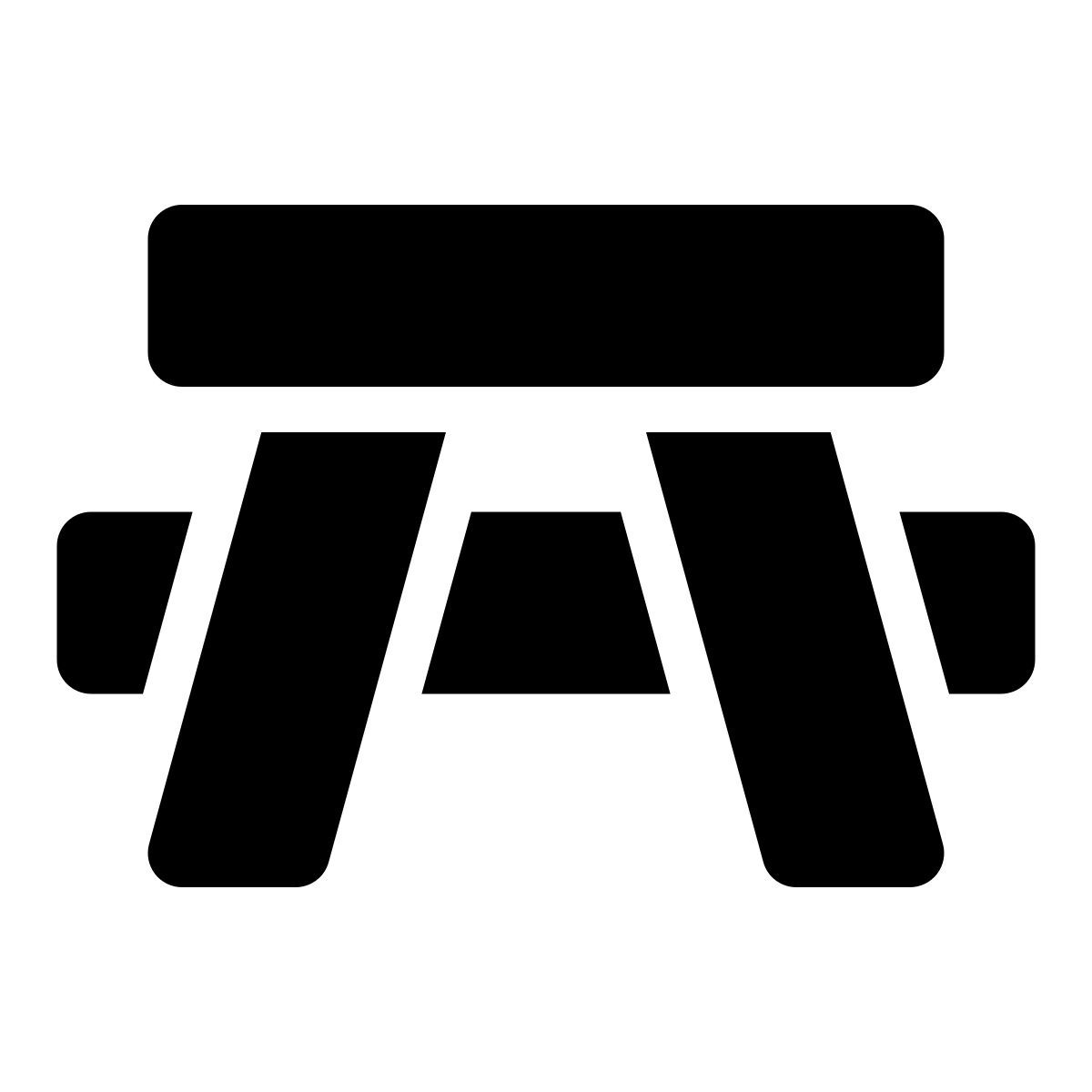 picnic table icon