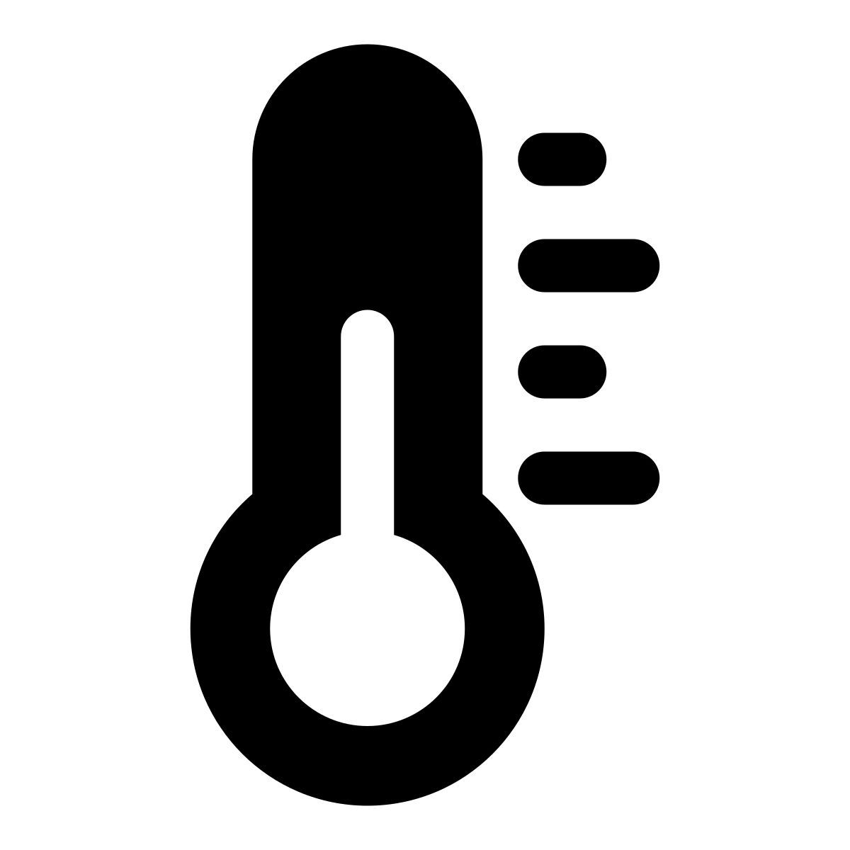 meio termômetro icon