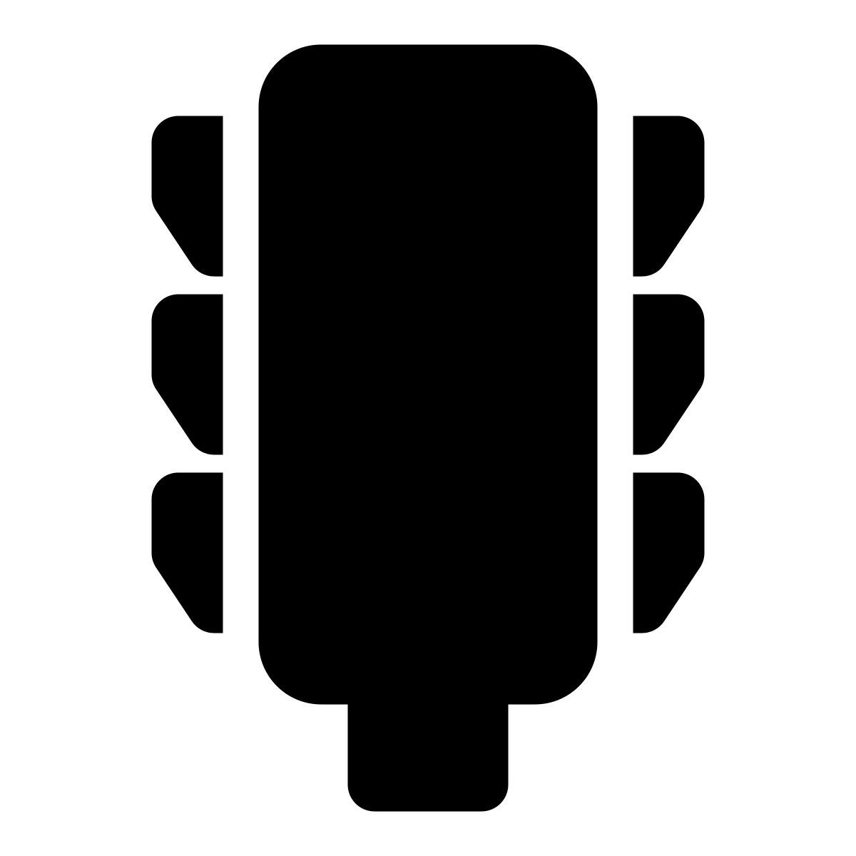 external traffic light transportation tanah basah glyph tanah basah icon