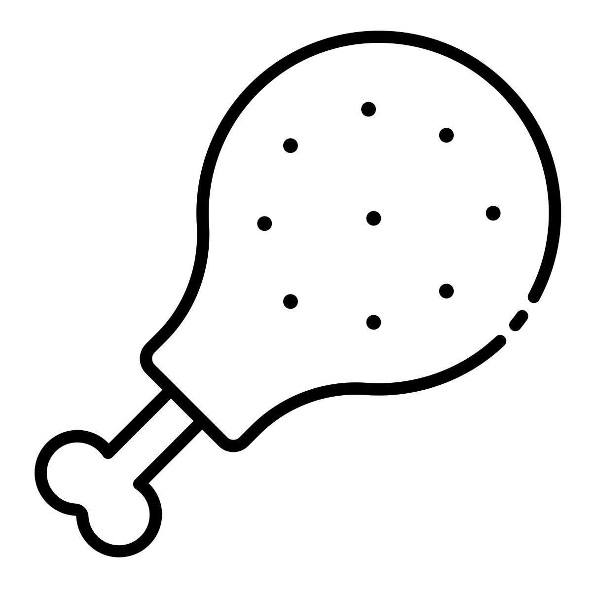 chicken leg icon