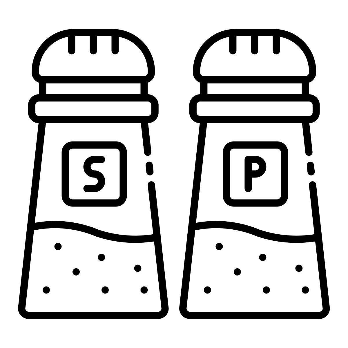 salt and pepper icon