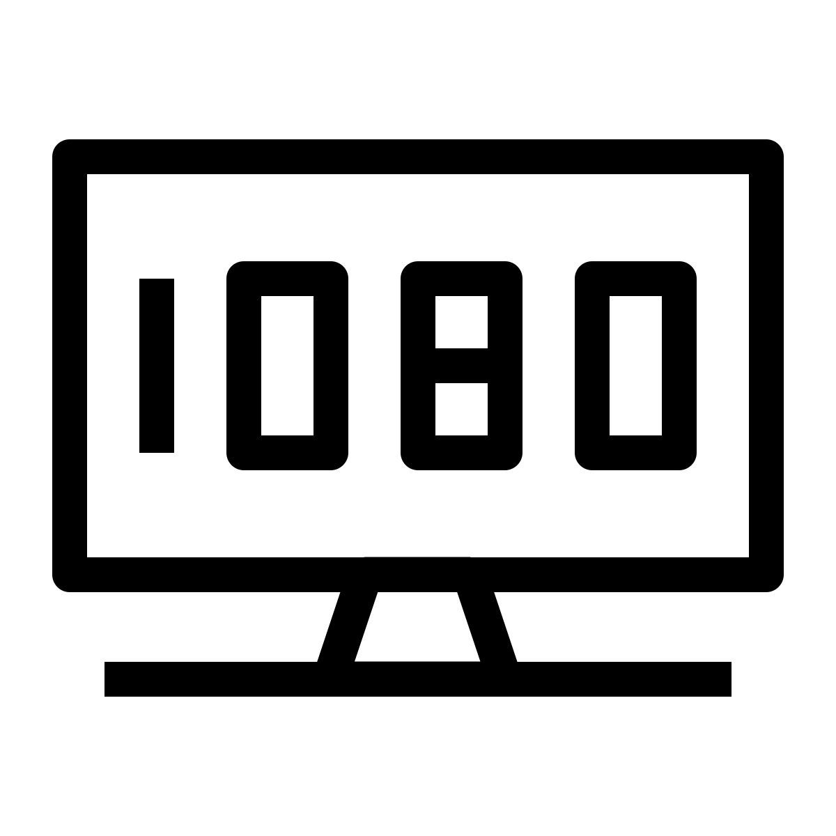 телевидение 1080p icon