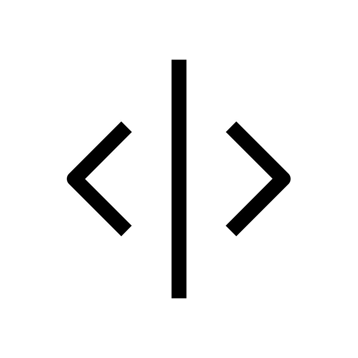 alinhar centro horizontalmente icon