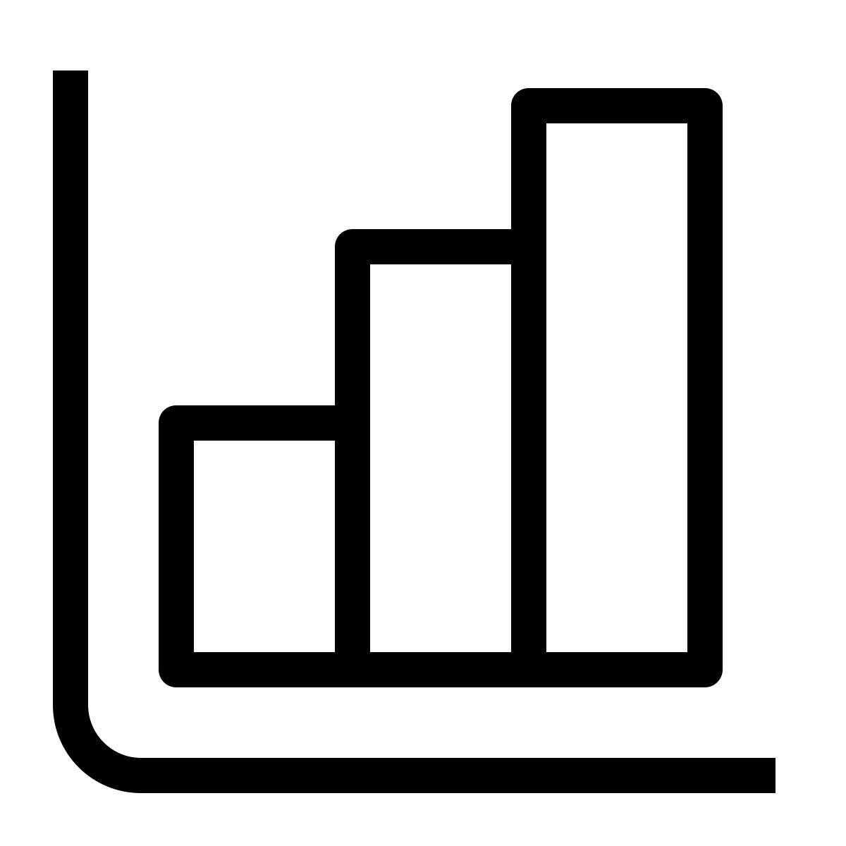 bar chart icon