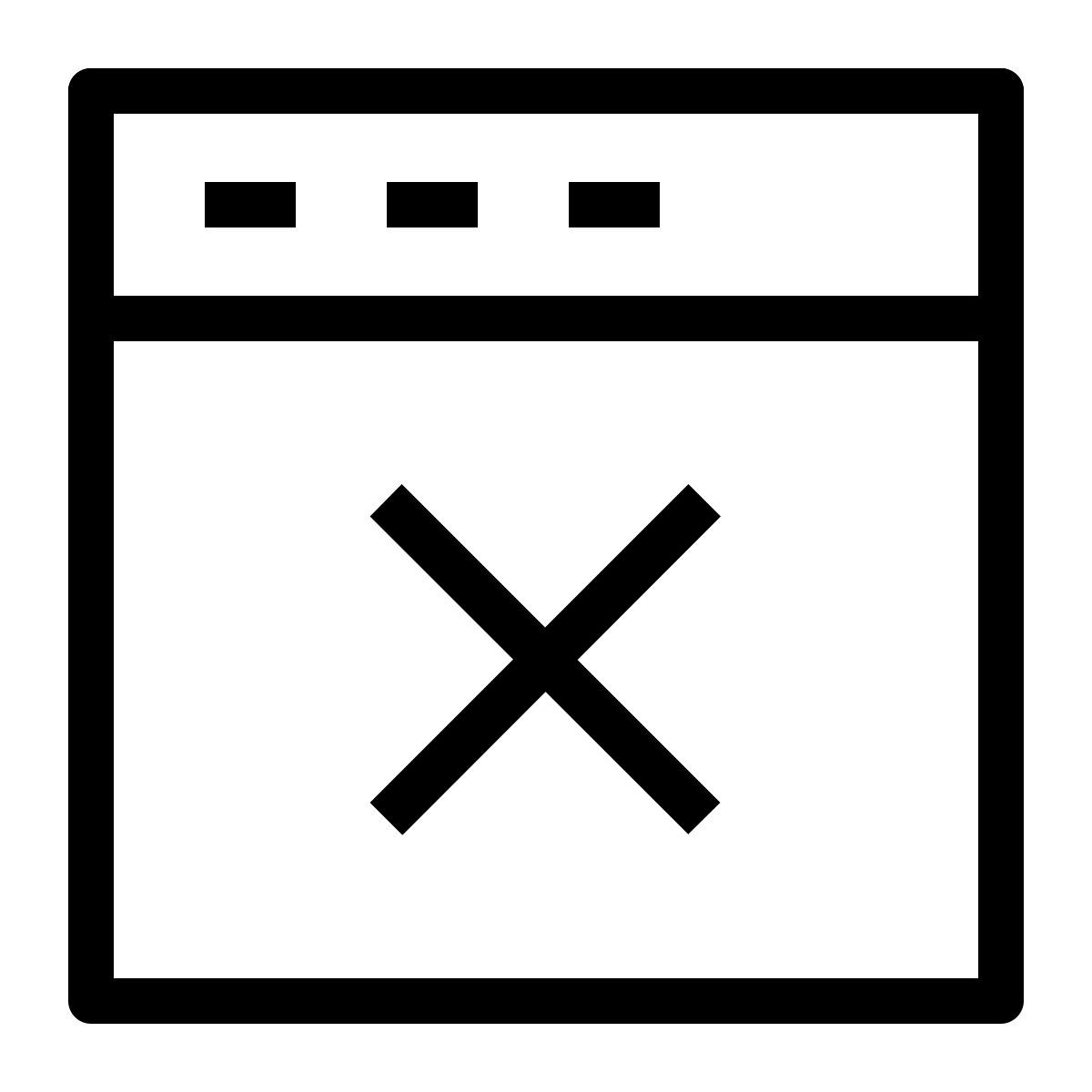 blocked website icon